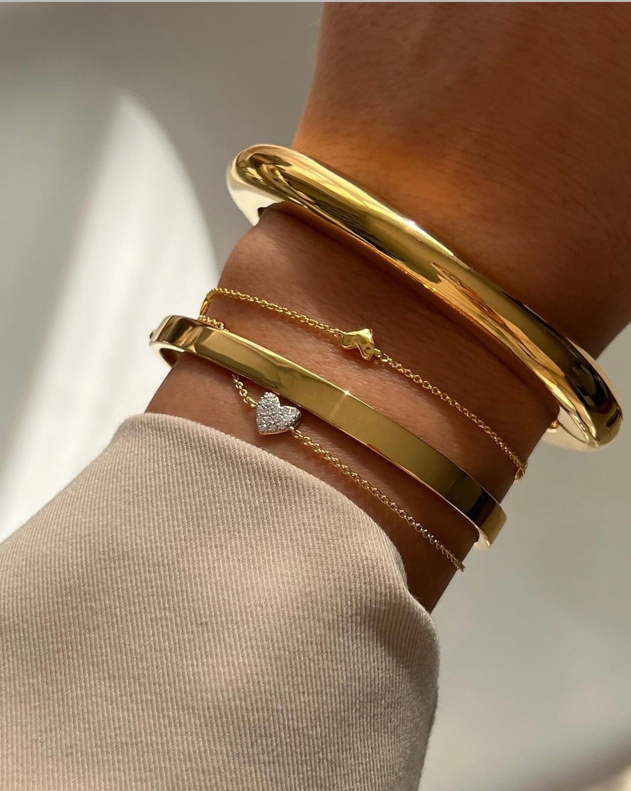 rosette gold - bracelet