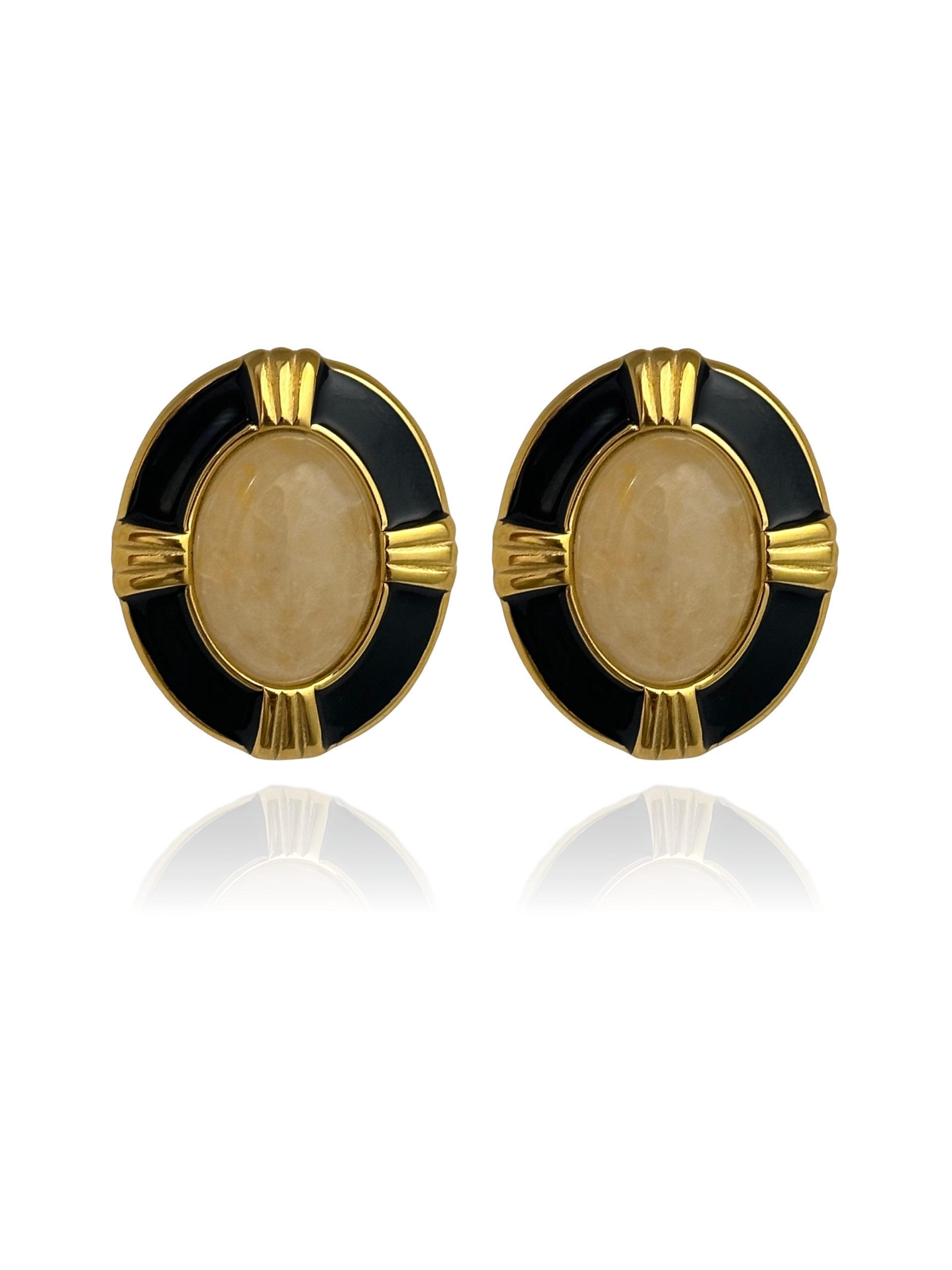 PRIZE black - earrings