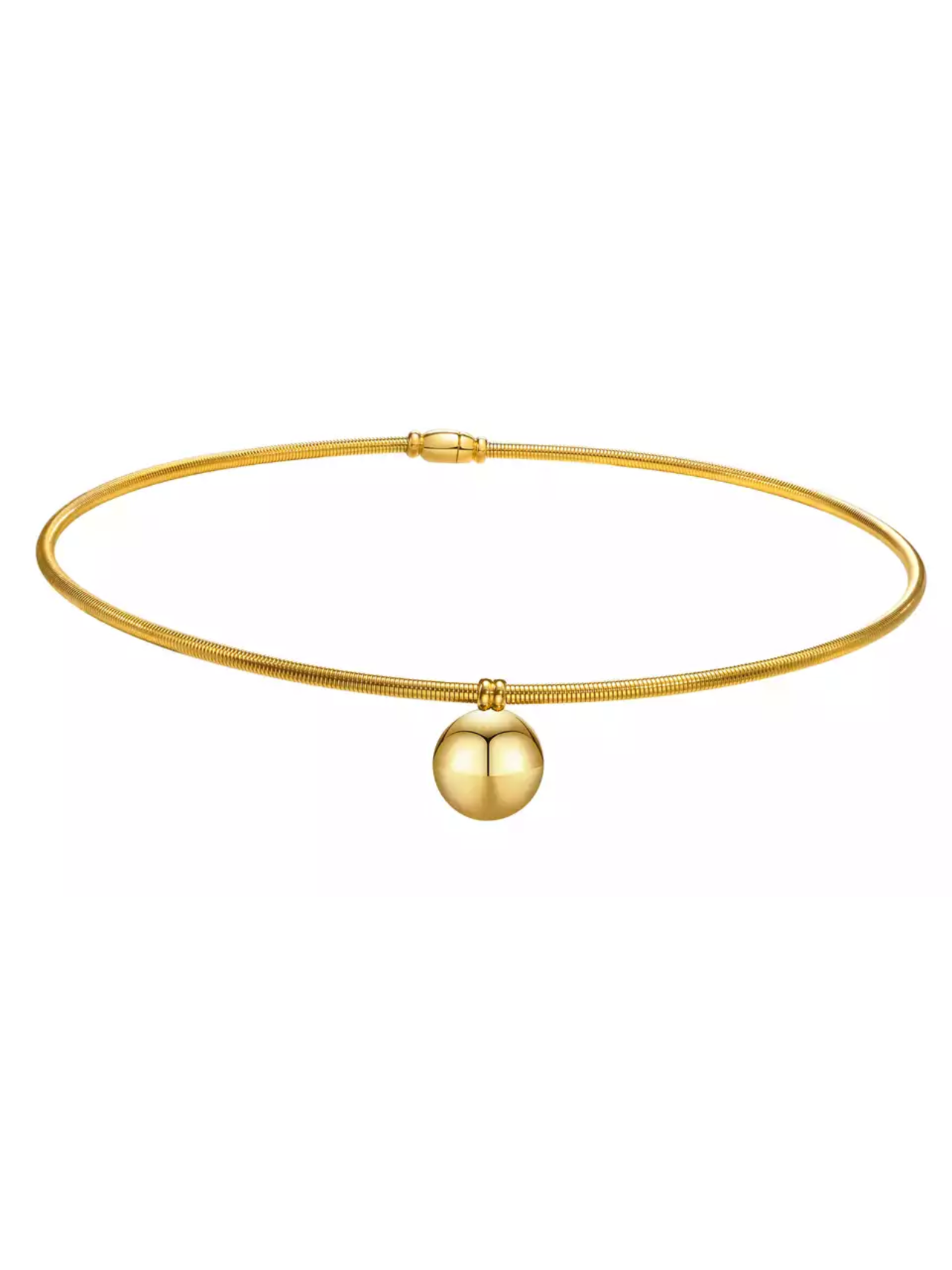 The sphere necklace - gold