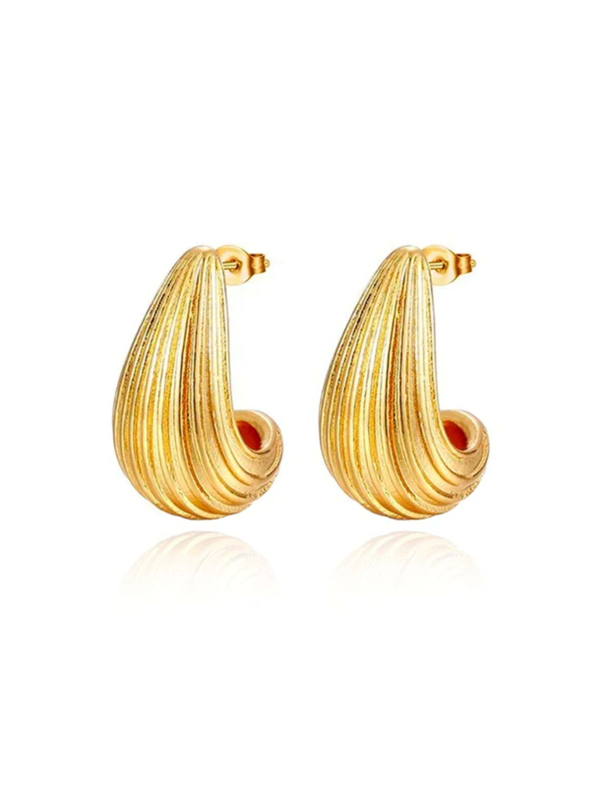 sere hoops - gold